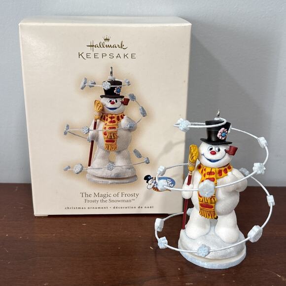 Hallmark Keepsake Christmas Ornament Magic of Frosty the Snowman SNOWFLAKES 2007 - Picture 1 of 8